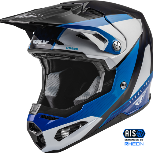 Fly Racing Formula Carbon Prime Helmet - Blue/White - Adult XS