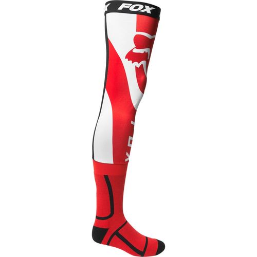 Fox Racing Mirer Knee Brace Socks (Fluorescent Red)