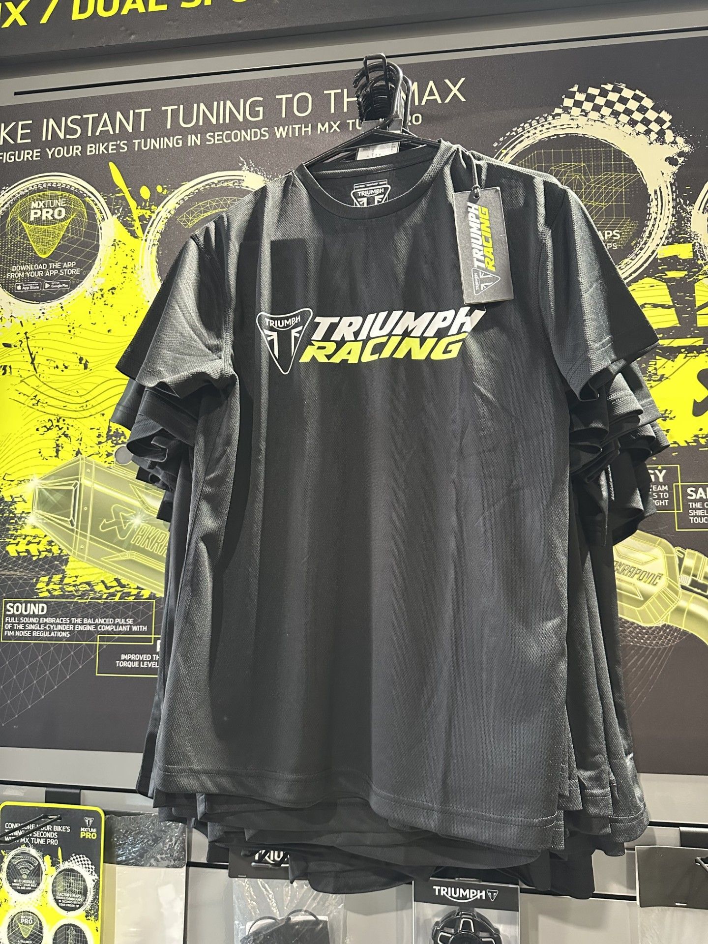 TRIUMPH RAPID DRY RACING TEE 