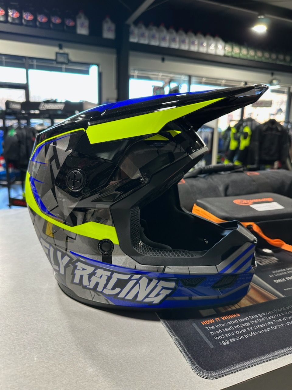 FLY YOUTH KINETIC BLUE SCORCHED YOUTH LARGE