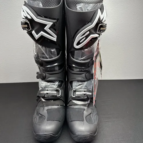 Alpinestars Tech 7 Boots - Black with MX Sole