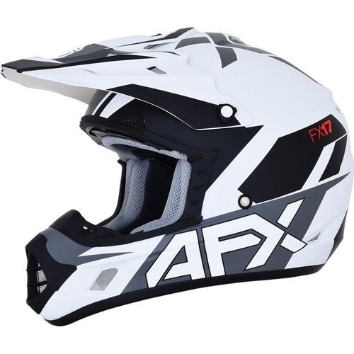 AFX FX-17 Aced Helmet - Matte White/White