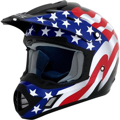AFX FX-17 Flag Helmet - Black