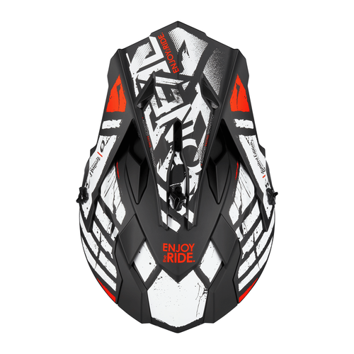 O'Neal 2 SRS Glitch V.23 Helmet Black/White