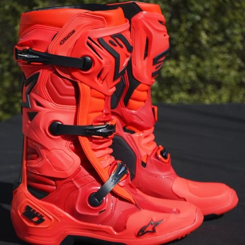 Alpinestars Tech 10 Ember Boots - Limited Edition Red/Black