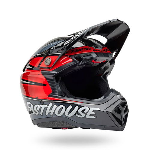 Bell Moto-10 Spherical Helmet - Fasthouse DID 25 Gloss Gray/Red