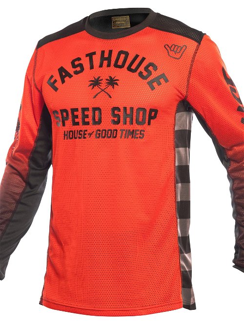 Fasthouse A/C Grindhouse Asher Jersey - Infrared/Black
