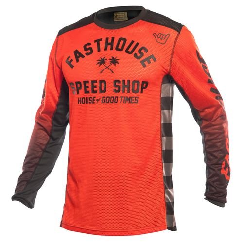 Fasthouse A/C Grindhouse Asher Jersey - Infrared/Black
