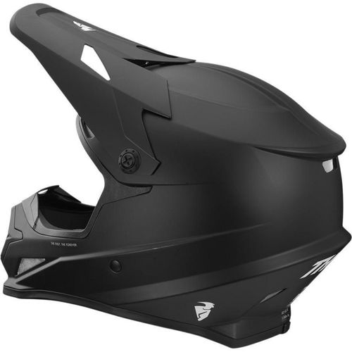 Thor Sector Solid Black Helmet 2022