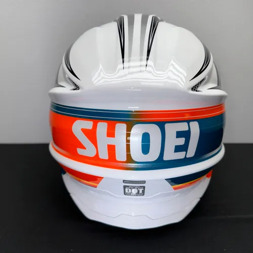 Shoei VFX-EVO Pinnacle TC-8 Orange/White Helmet - Size M - OPEN BOX