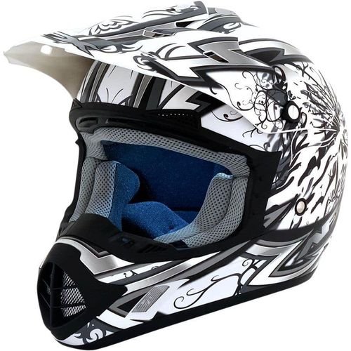 AFX FX-17 Butterfly Helmet - Matte White