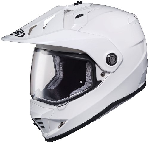 HJC DS-X1 Dual Sport Helmet - Gloss White