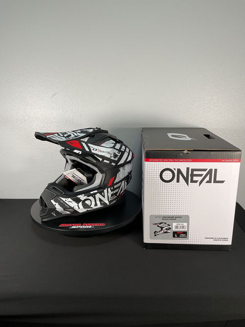 O'Neal 2 SRS Glitch V.23 Helmet Black/White - Size  L - OPEN BOX