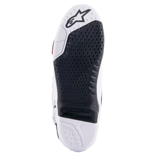 Alpinestars Tech 10 Supervented Boots - White/Bright Red