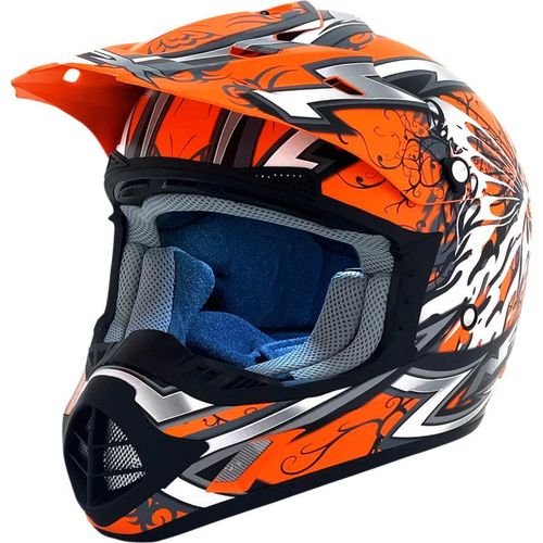 AFX FX-17 Butterfly Helmet - Matte Orange