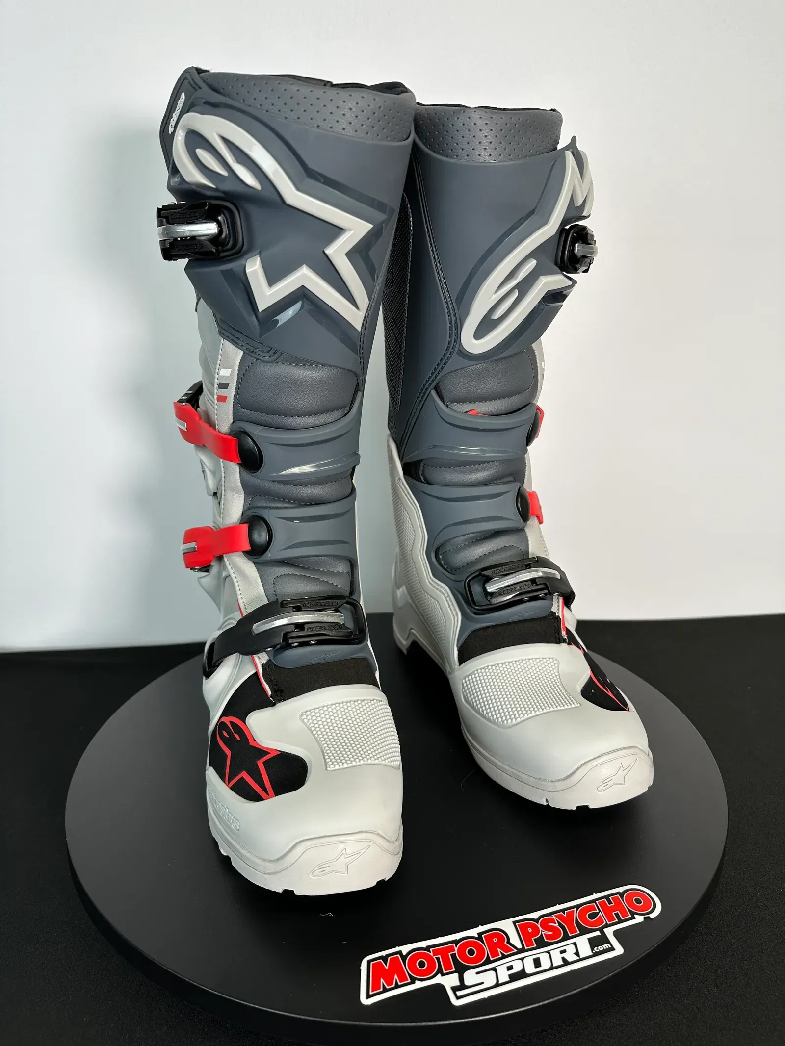 Alpinestars Tech 7 Enduro Boots - Light Gray/Dark Gray