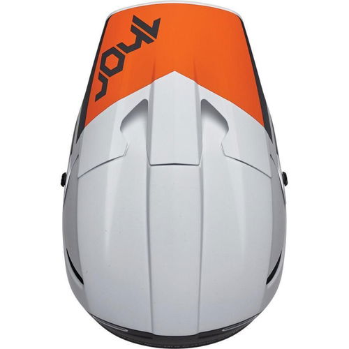 Thor Reflex Cube Light Gray/Red Orange Helmet 2022