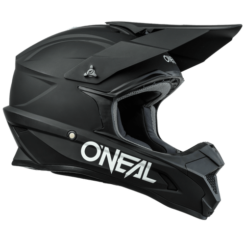 O'Neal 1 SRS Solid Helmet Black