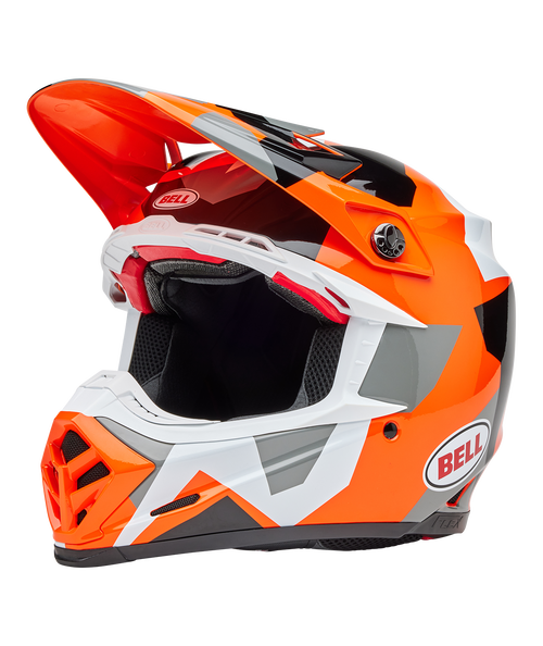 Bell Moto-9S Flex Helmet - Rover Gloss Orange Camo - Size L
