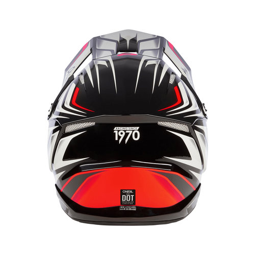 O'Neal 3 SRS Vertical V.23 Helmet Black/White