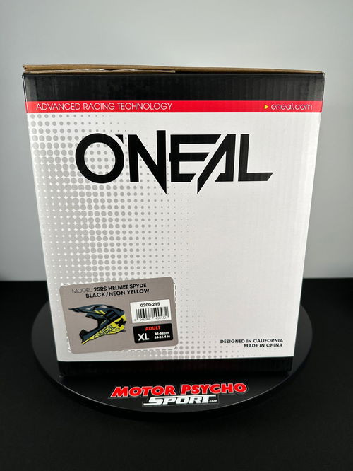 O'Neal 2 SRS Spyde Helmet Black/Hi-Viz - Size XL - OPEN BOX