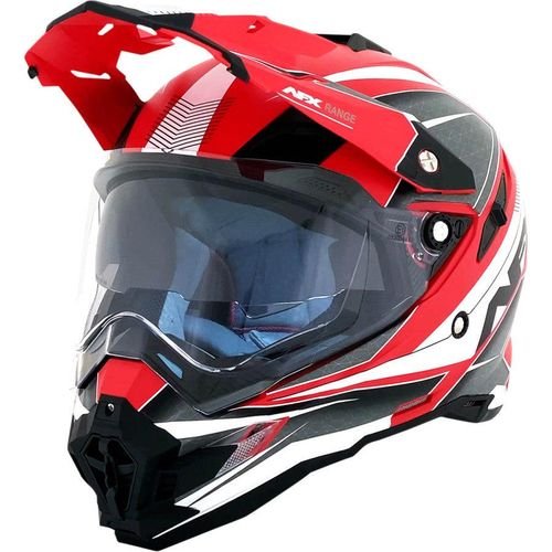 AFX FX-41DS Range Helmet - Matte Red