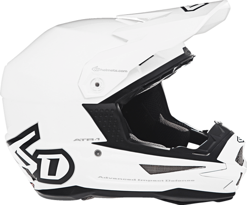 6D ATR-1 Solid Helmet - Gloss White - Size Small - OPEN BOX