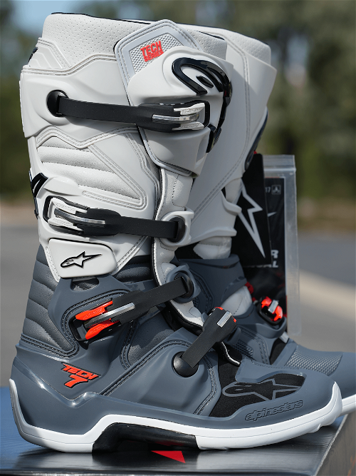 Alpinestars Tech 7 Gray/White Boots