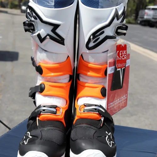Alpinestars Tech 7 Enduro Boots - Black/Orange/White