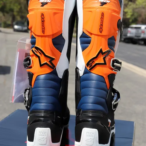 Alpinestars Tech 7 Enduro Boots - Black/Orange/White