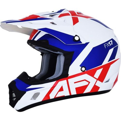 AFX FX-17 Aced Helmet - Red/White/Blue