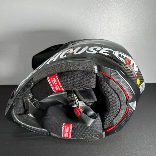 Bell Moto 10 Spherical Fasthouse Carbon Black/red Helmet Size Medium