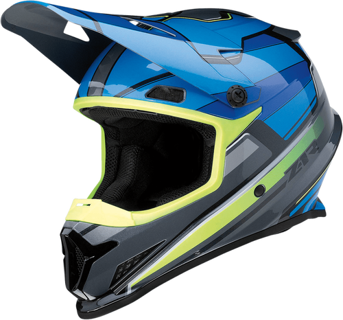 Z1R Rise MC Blue/Hi-Viz Helmet