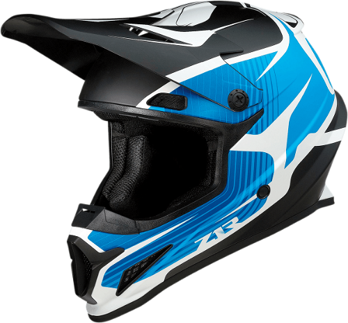 Z1R Rise Flame Blue Helmet