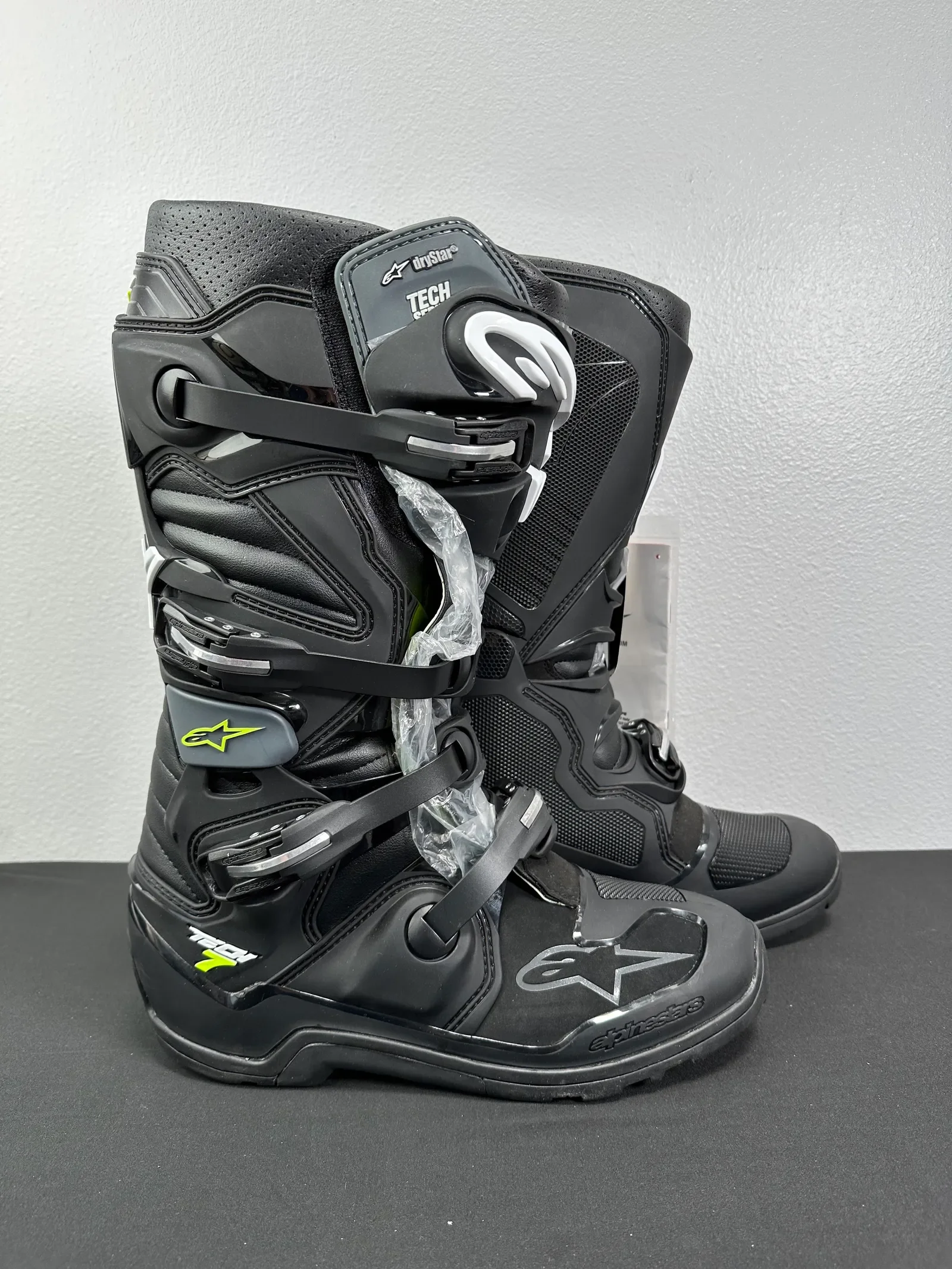 Alpinestars Tech 7 Enduro Drystar Boots Black/Grey Size 13