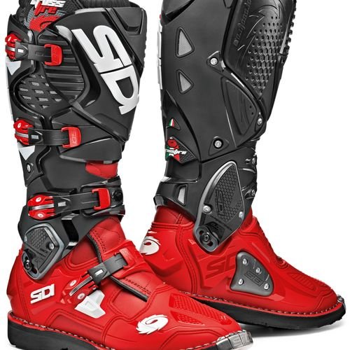 Sidi Crossfire 3 TA Red/Red/Black Boots - Limited Edition