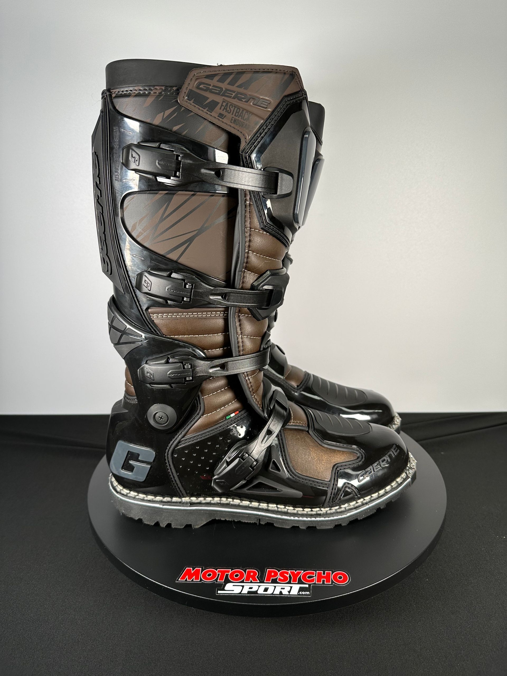 Gaerne Fastback Endurance Enduro Boots - Black/Brown - Size Gaerne Fastback Endurance Enduro Boots - Black/Brown - Size