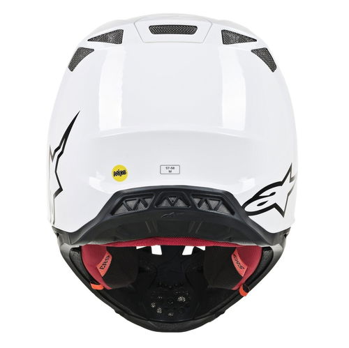 Alpinestars Supertech M8 Solid Gloss White Helmet
