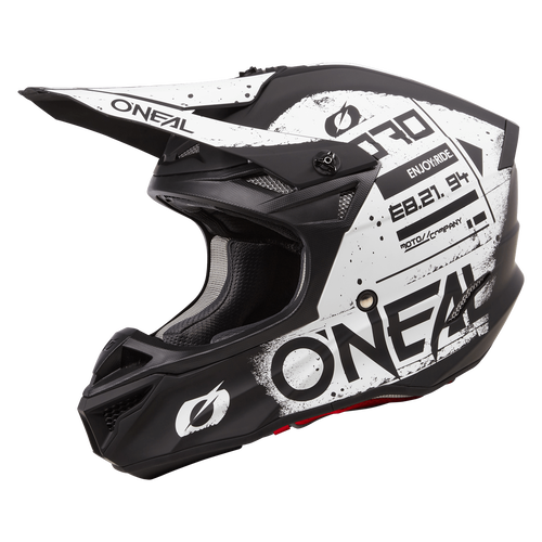 O'Neal 5 SRS Scarz V.24 Helmet Black/White