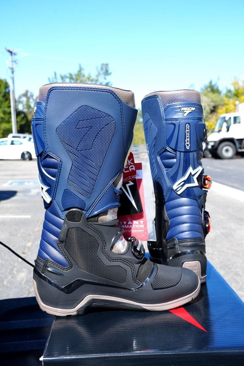Alpinestars Tech 7 Enduro Drystar Boots - Black Night/Navy/Warm Gray