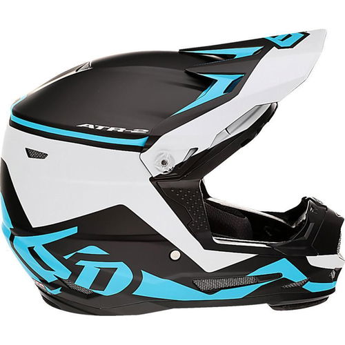 6D ATR-2Y Drive Youth Helmet - Cyan - Size Youth Small - OPEN BOX