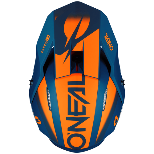 O'Neal 3 SRS Hexx V.23 Helmet Blue/Orange