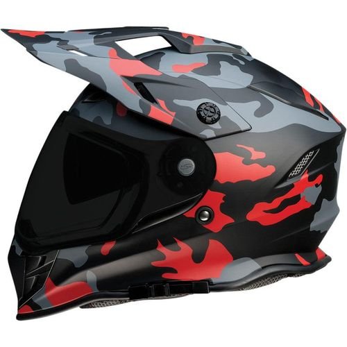 Z1R Range Camo Helmet - Red
