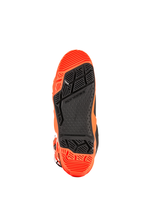 Alpinestars Tech 10 Enduro Boots - Orange Fluo/Black/White