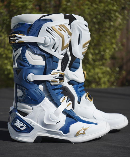 Alpinestars Tech 10 Limited Edition Boots - Dress Whites