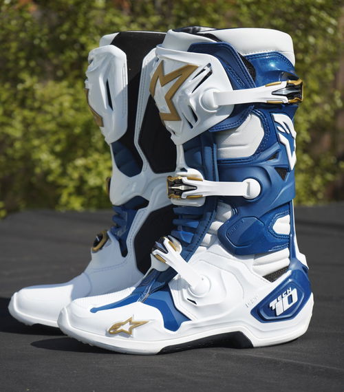 Alpinestars Tech 10 Limited Edition Boots - Dress Whites