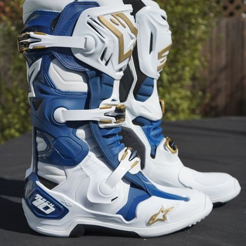 Alpinestars Tech 10 Limited Edition Boots - Dress Whites Tropical