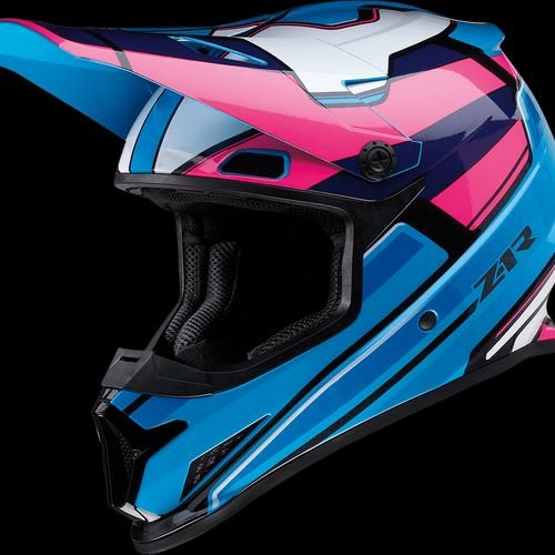 Z1R Rise MC Pink/Blue Helmet