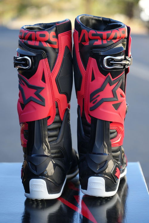 Alpinestars Tech 10 Boots - Black/Red - CLOSEOUT