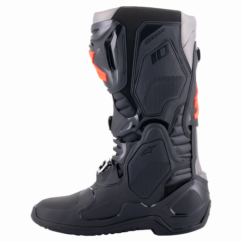 Alpinestars Tech 10 Boots - Black/Red Fluo